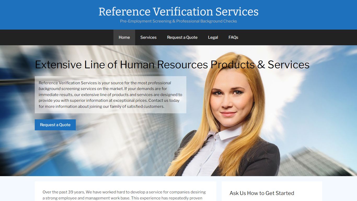 Reference Verification Services – Pre-Employment Screening ...