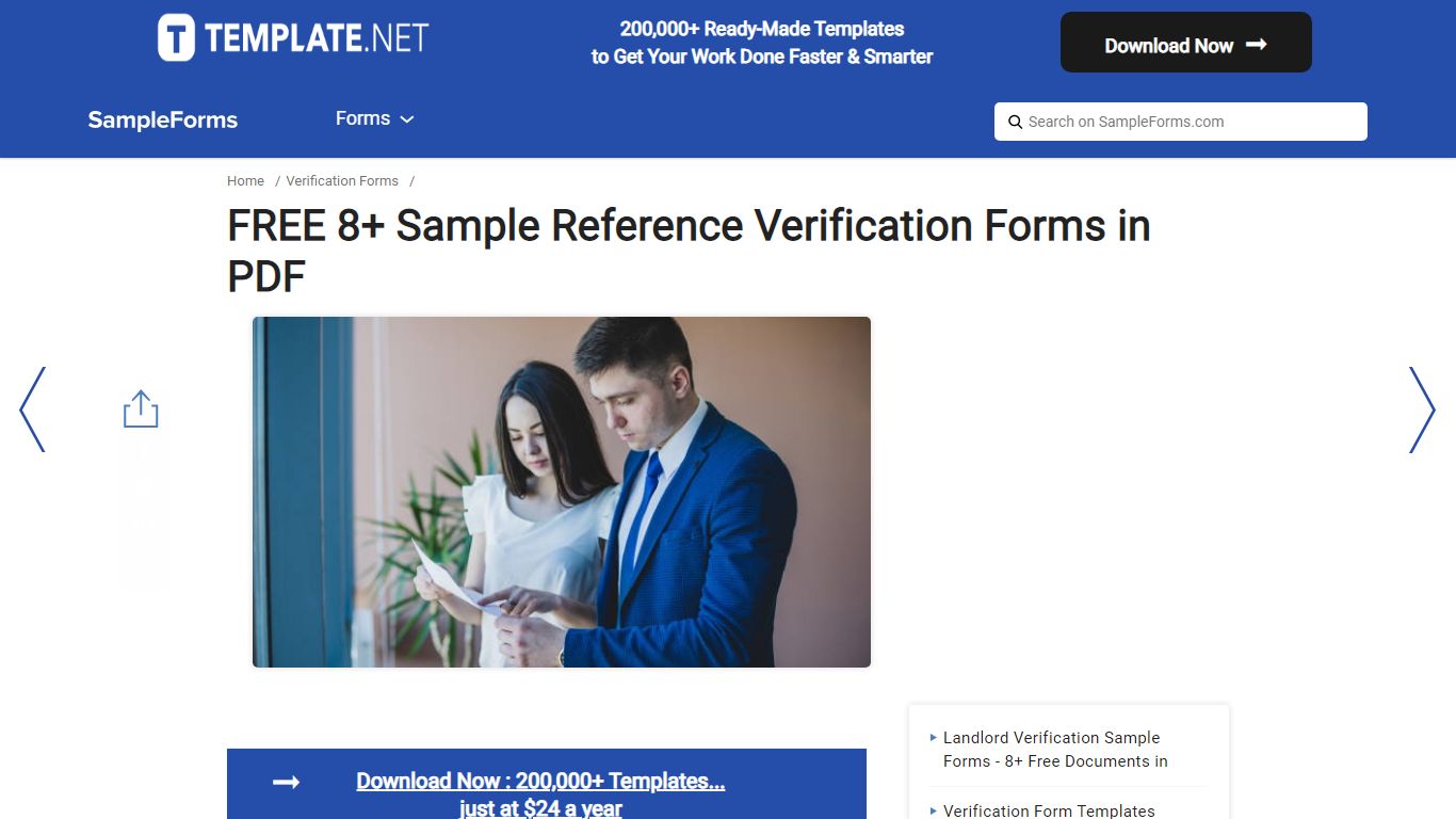 FREE 8+ Sample Reference Verification Forms in PDF - sampleforms